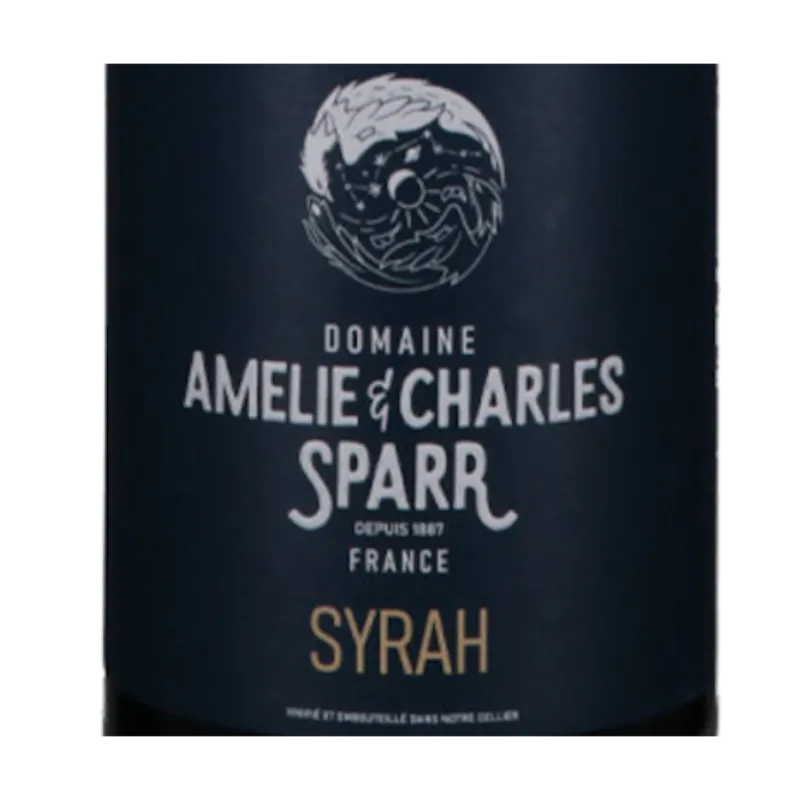 Amélie & Charles Sparr Syrah Vin de France 2022 Rood 75cl