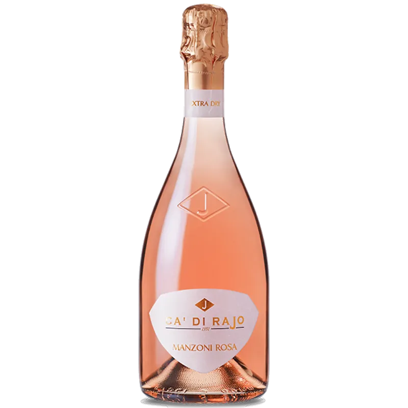Ca di Rajo Manzoni Rosa Spumante Extra Dry 75cl