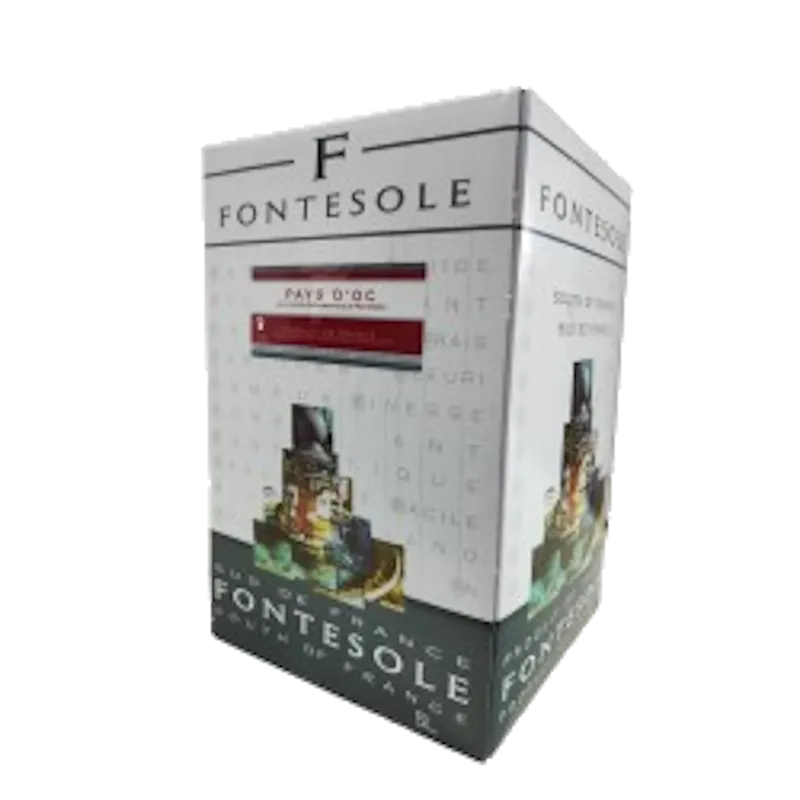 [004444] Fontesole Bag in Box Rouge Pays d'Oc Rouge 10L