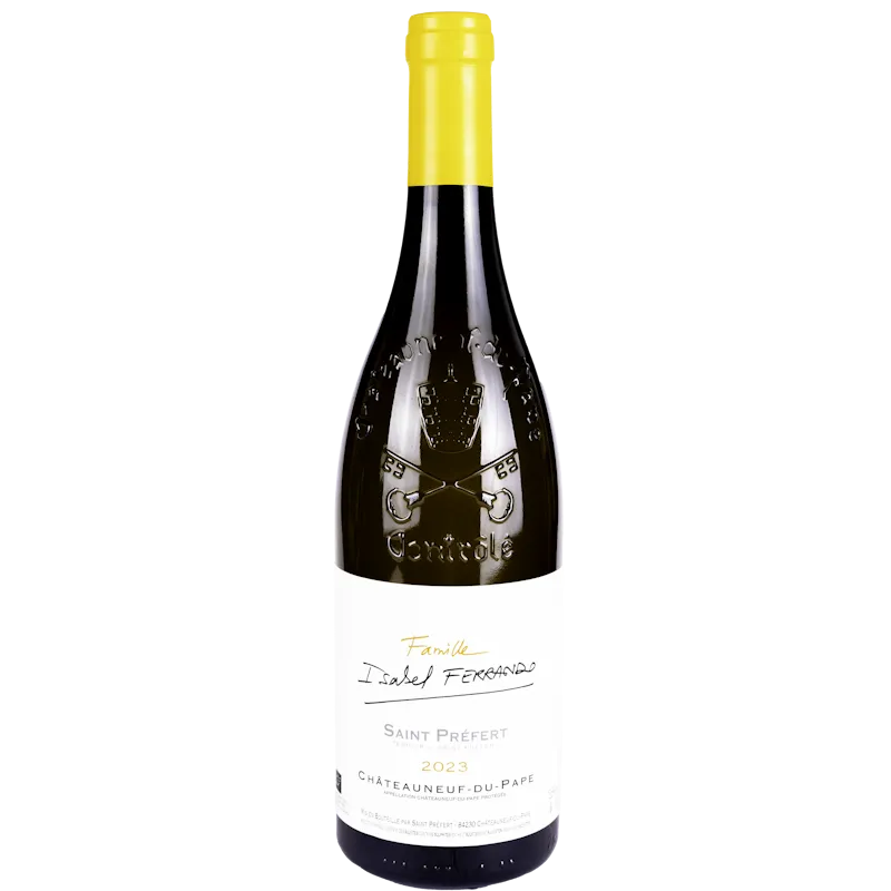 [003762] Isabel Ferrando Châteauneuf-du-Pape Saint-Préfert Blanc 2023 Wit 75cl