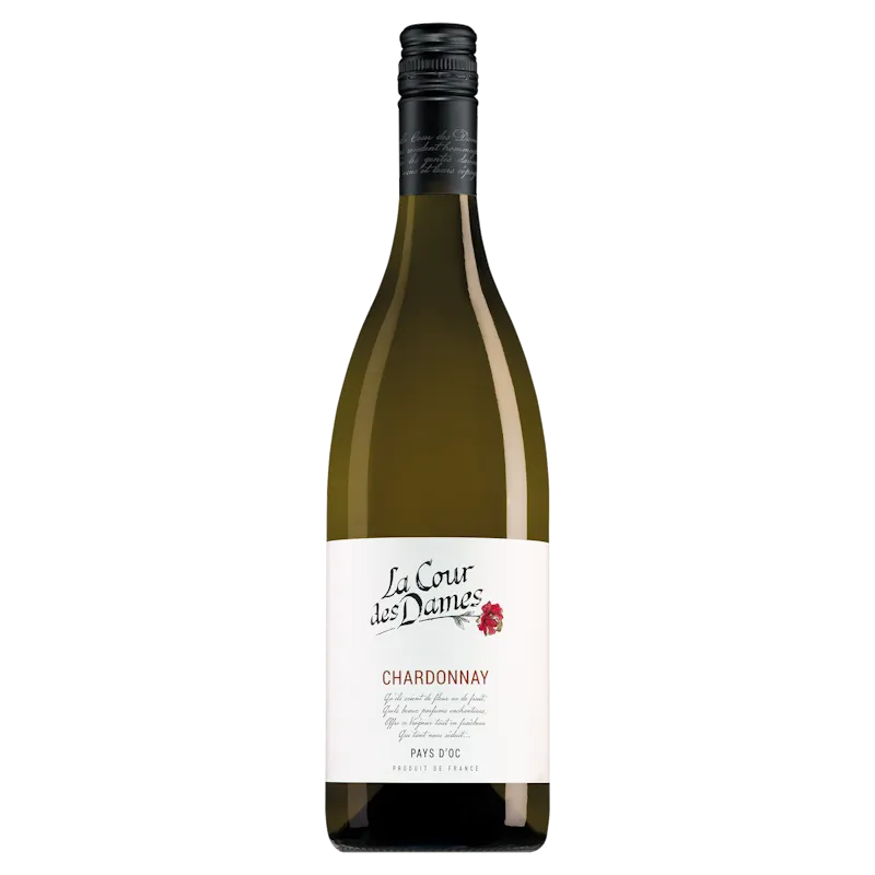 La Cour des Dames Chardonnay Pays d'Oc 2024 Wit 75cl