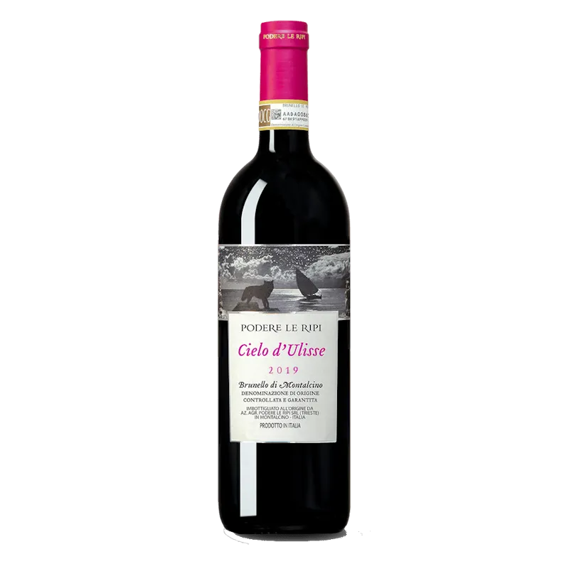 [003431] Le Ripi Cielo d'Ulisse Brunello di Montalcino 2019 Rood 75cl