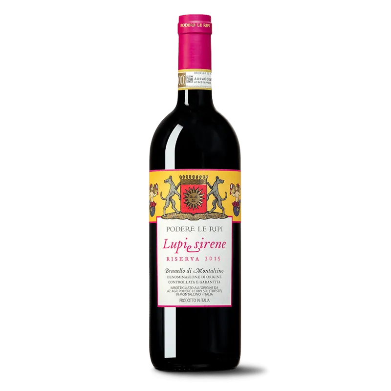Le Ripi Lupi&Sirene Brunello di Montalcino Riserva 2015 Rood 75cl